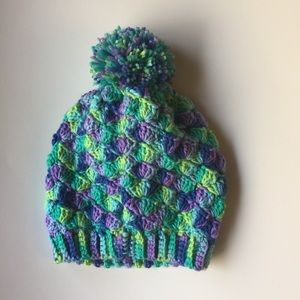 Mermaid Beanie with Pom Pom
